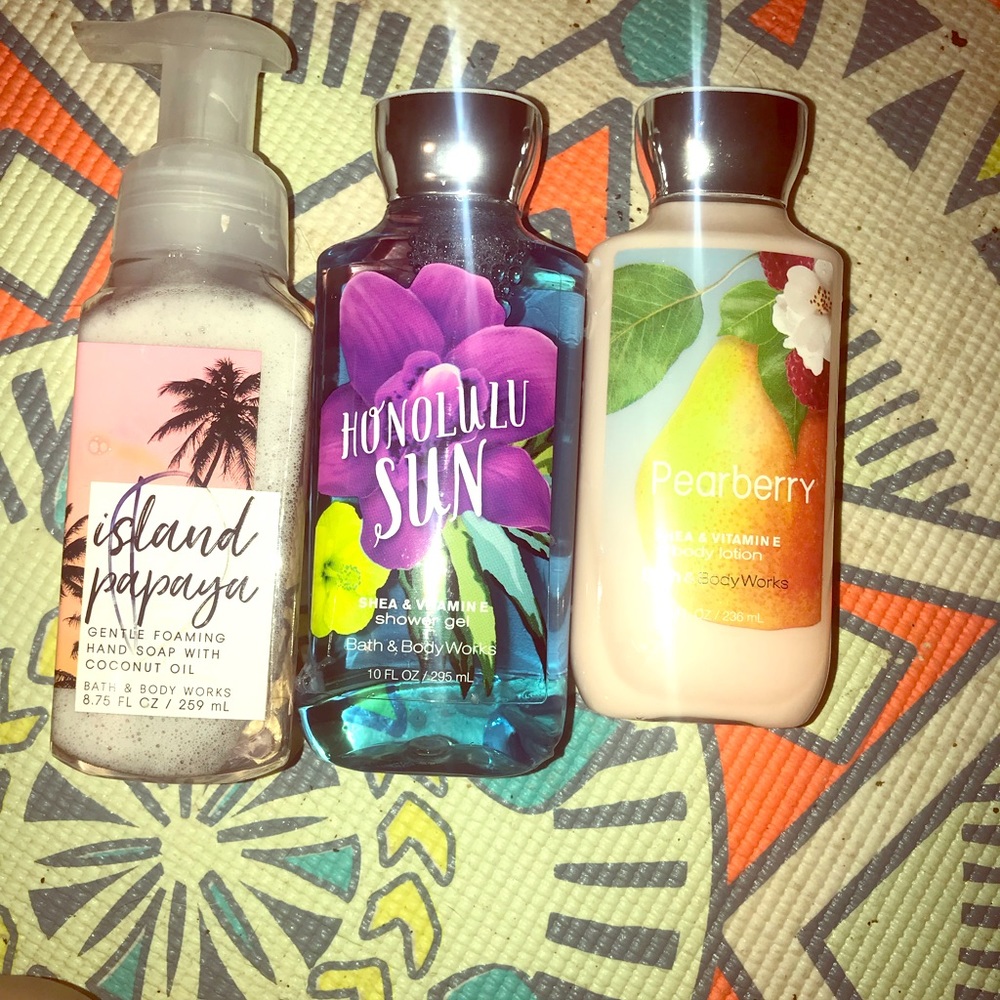 Bath and body work body set